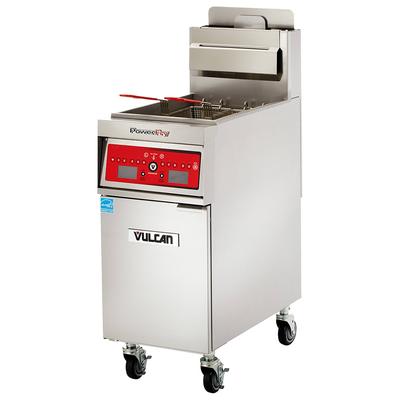 Vulcan 1VK65AF NG Commercial Gas Fryer - 70 lb Vat, Floor Model, Natural Gas, 80,000 BTU, Stainless Steel, Gas Type: NG