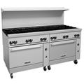 Vulcan 72CC-12B 72" 12 Burner Commercial Gas Range w/ (2) Convection Ovens, Liquid Propane, Stainless Steel