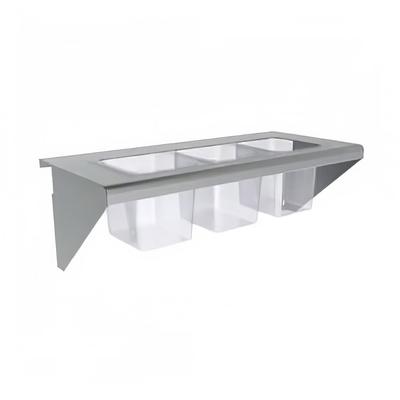 Vulcan CONRAIL-36 Condiment Rail Only for 5 Sixth Size & 5 Third Size Pans