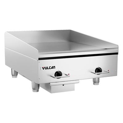 Vulcan RRE24E 240/3 24" Electric Commercial Griddle w/ Thermostatic Controls - 3/4" Steel Plate, 240v/3ph, Stainless Steel, 240 V