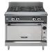 Vulcan V336HC 36" Commercial Gas Range w/ (3) Hot Tops & Convection Oven, Natural Gas, Stainless Steel, Gas Type: NG