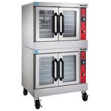 Vulcan VC66GC Double Full Size Liquid Propane Gas Commercial Convection Oven - 100, 000 BTU, 10 Racks, LP Gas, Stainless Steel, Gas Type: LP