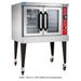 Vulcan VC6GD Bakery Depth Single Full Size Natural Gas Commercial Convection Oven - 50, 000 BTU, Solid State Controls, Stainless Steel