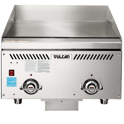 Vulcan VCCG24-IR LP 24" Gas Commercial Griddle w/ Thermostatic Controls - 1" Chrome Plate, Liquid Propane, 1" Chroome Plate, LP Gas, Stainless Steel, Gas Type: LP