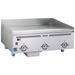 Vulcan VCCG36-AC 36" Gas Griddle w/ Thermostatic Controls - 3/4" Steel Plate, Liquid Propane, Commercial Countertop, LP - Durable Restaurant Griddle, Stainless Steel, Gas Type: LP