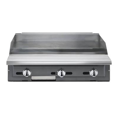 Vulcan VGMT36 NG 36" Commercial Gas Range Griddle - Modular, Natural Gas, Modular Frame, Thermostatic Control, Stainless Steel, Gas Type: NG