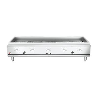 Vulcan VTEC60 NG 58 1/2" Countertop Charbroiler w/ Conversion Burner, Natural Gas, Stainless Steel, Gas Type: NG