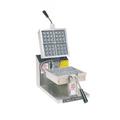 Gold Medal 5024 Single Classic Belgian Commercial Waffle Maker w/ Stainless Steel Grids, 1600W, 70-80 Waffles/Hr., Square Waffles, 120 V