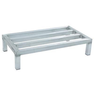 Eagle Group WDR206012-A 60" Stationary Dunnage Rack w/ 1500 lb Capacity, Aluminum, 1,500 lb Capacity, Silver