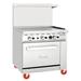 Migali C-RO-36G-NG Competitor Series 36" Commercial Gas Range w/ Full Griddle & Standard Oven, Natural Gas, Stainless Steel, Gas Type: NG