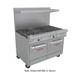 Southbend 4481EE-3TL 48" 2 Burner Commercial Gas Range w/ Griddle & (2) Space Saver Ovens, Natural Gas, Stainless Steel, Gas Type: NG