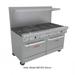 Southbend 4601AD-3TL 60" 4 Burner Commercial Gas Range w/ Griddle & (1) Standard & (1) Convection Ovens, Liquid Propane, Stainless Steel, Gas Type: LP, 115 V