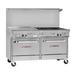 Southbend 4605DD-2GL Ultimate 60" 5 Burner Commercial Gas Range w/ Griddle & (2) Standard Ovens, Natural Gas, Stainless Steel, Gas Type: NG