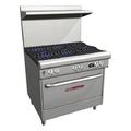 Southbend H4362A Ultimate 36" 6 Burner Commercial Gas Range w/ Convection Oven, Liquid Propane, Stainless Steel, Gas Type: LP, 208 V