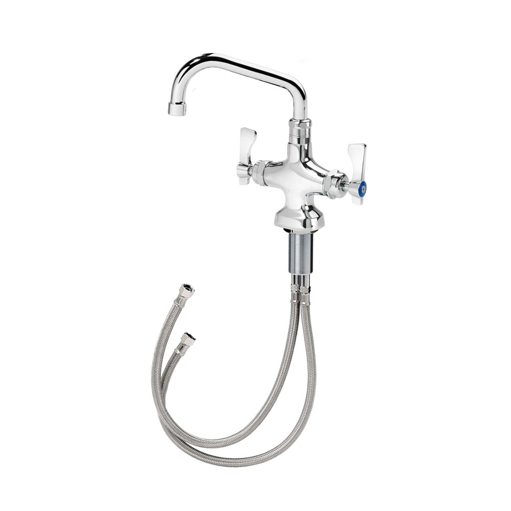 Krowne 16-306L Deck Mount Double Pantry Faucet - 6" Spout, Single Hole, 6" Standard Spout, Anti Backflow Valve