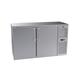 Krowne BS60R-SSS 60" Bar Refrigerator - 2 Swinging Solid Doors, Stainless, 115v, Stainless Steel Interior, Silver