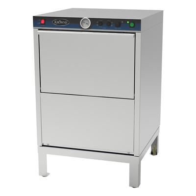 Krowne GWD-24 Low Temp Rack Undercounter Glass Washer w/ 25 Racks/hr Capacity, 115v, Stainless Steel