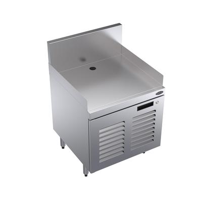 Krowne KR24-PC24 24"W Cash Register Stand w/ Stainless Top, 26"H, Silver