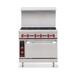 American Range AR-6-NV 36" 6 Burner Commercial Gas Range w/ Innovection Oven, Natural Gas, Stainless Steel, Gas Type: NG