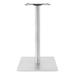 John Boos STB-2242-X Bar Height Table Base w/ 21 1/4" Square Base, Brushed Stainless Steel