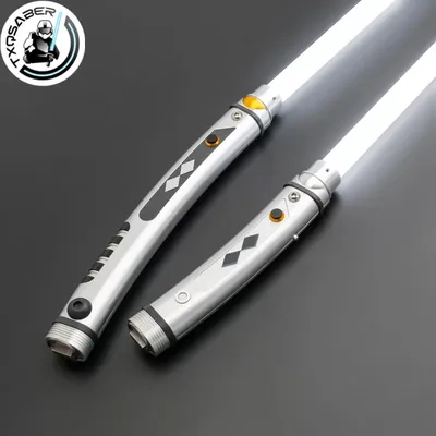 TXQSABER Ahsoka Lightsaber Force Heavy Dueling Double Saber Metal Hilt with Colors Chang Customize Bluetooth Smooth Laser Toys