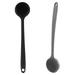 2Pcs Silicone Body Scrubber Long Handle Back Scrubber Silicone Back Bath Brush