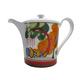 Clarice Cliff Cornwall Coffee Pot 6.5 inch Wedgwood Connoisseur Collection Teapot Made In England