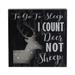 8"x8" LED Lighted Fiber Optic Deer "To Go to Sleep I Count Deer Not Sheep" Wall Art Decoration - 8"