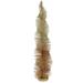 18" Gold Glittered Spiral Sisal Christmas Tree Tabletop Decoration