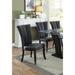 Faux Leather Upholstered Dining Chair Set of 2,Modern High Back Side Chair with Unique Tufting Armless Kitchen Side Chairs