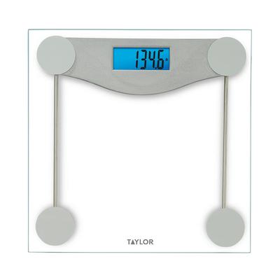 Taylor Digital Glass and Metal Bathroom Scale
