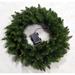 24" Battery Operated Pre-Lit Newberry Pine Xmas Wreath - Clear Lights