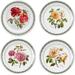 Portmeirion Botanic Roses Collection Dinner Plate Set of 4 - 10.5 Inch