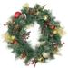 30" Green Foliage and Assorted Ornaments Deluxe Wreath - Unlit