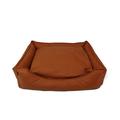 OWSOO Imitation Leather Technology Waterproof Dog Bed Sofa Cat Nest Supplies Dog Bed Spring Summer Sponge Removable and Washable