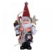 Christmas Gift Home Decor Christmas Figure Standing Plush Santa Claus with Kerosene Lamp Ornaments Holiday Decorations