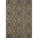 8 x 11 ft. Plymouth Collection Blacksmith Flat Woven Indoor & Outdoor Area Rug Gray