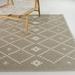 Balta Selwyn Diamond Trellis Indoor/Outdoor Area Rug Beige/Ivory 5 3 x 7 5 x 8