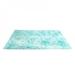 Tie-dyed Long Wool CarpetShaggy Fur Area Rug Plush Fluffy Floor Rug Extra Soft Not-Slip Carpet Shag Solid Rug for Bedroom Living Room Girls Kids Nursery Light Blue (31.52 x 47.28 )