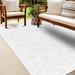 Hauteloom Chen Living Room Bedroom Patio Outdoor Area Rug - Ivory Gray - 6 7 x 9