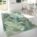 Paco Home Indoor & Outdoor Rug - Jungle Design with Green Palm Trees Green 6 7 x 9 6 7 x 9 Runner Outdoor Indoor Living Room Patio Rectangle