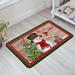 Outdoor Rug 20x32in Area Rug Christmas Winter Cardinals Snowflake Snowman Xmas Tree Gifts Barn Wood Bathroom Rugs for Home Decor