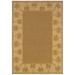 Freda Border Outdoor Area Rug Tan/ Beige 2 x 4