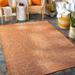 Hauteloom Menangle Living Room Bedroom Patio Outdoor Area Rug - Orange - 7 8 x 10