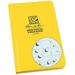 Hard Cover Notebook 4 3/4 X 7 1/2 Yellow Cover Geological Pattern (No. 540F)