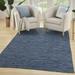 Nourison Practical Solutions Indoor/Outdoor Navy Blue 5 x 7 Area Rug (5x7)