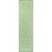 JONATHAN Y JONATHAN Y Madrid Vintage Filigree Textured Weave Indoor/Outdoor Area Rug 2 X 10 - Green/Ivory