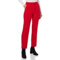 s.Oliver BLACK LABEL Damen Hose Regular Fit, Straight Leg RED, 42