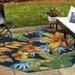 Outdoor Turgh Collection Area Rug Multi - 7 1 x7 1 Octagon