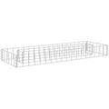 gabion raised bed outdoor gardening patio lawn rustproof flower plant bed mesh grid wall basket planter galvanized steel 3.9